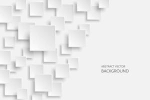 White modern abstract background vector