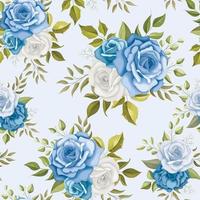 Beautiful hand drawn floral seamless pattern vector