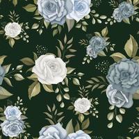 Elegant floral seamless pattern vector