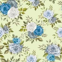 Beautiful floral seamless pattern design vector