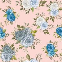 Beautiful floral seamless pattern design vector