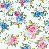 Beautiful hand drawn floral seamless pattern vector