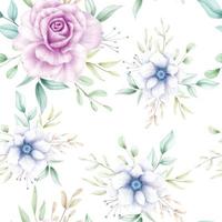 Beautiful flower seamless pattern vector