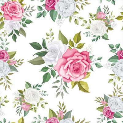 Luxury and elegant seamless pattern floral design