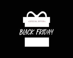 Black Friday Special Offer Template vector