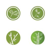 Bamboo Logo Template vector icon illustration design