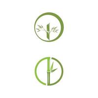 Bamboo Logo Template vector icon illustration design