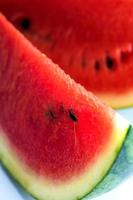 Texture of freshness red watermelon photo