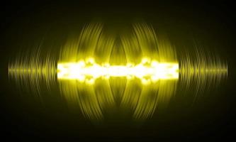 Sound waves oscillating dark light vector