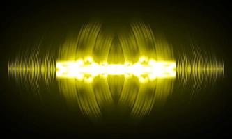 Sound waves oscillating dark light vector