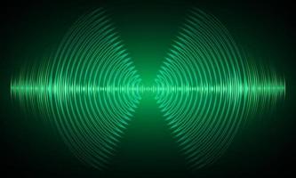 Sound waves oscillating dark light vector