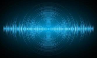 Sound waves oscillating dark light vector