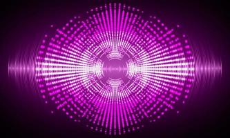 Sound waves oscillating dark light vector