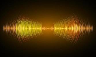 Sound waves oscillating dark lig vector