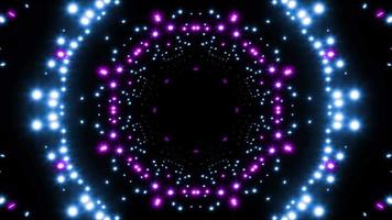 sfondo segnaposto con logo particelle glitter al neon video