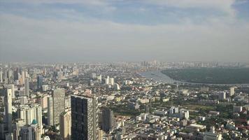 timelapse bangkok city scape skyline in thailand video