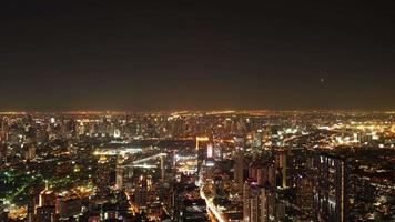 timelapse bangkok stad in thailand video