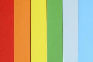 Rainbow color paper multicolored background photo