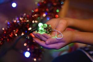 Christmas DIY toy kids cones glitter