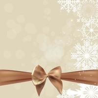 Abstract Beauty Christmas and New Year Background with Bow Ribbon vector