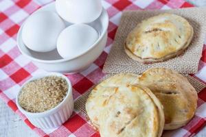 Autumn Apple Hand Pies with Raw Sugar and Eggs photo