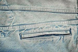 The texture of blue jeans style grunge photo