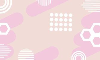 abstract modern geometric pastel pink wallpaper background vector