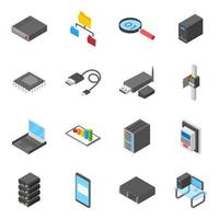 Network And Connection Devices vector