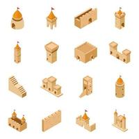 Medieval Castle Concepts vector