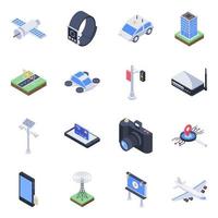 Smart City  Elements vector