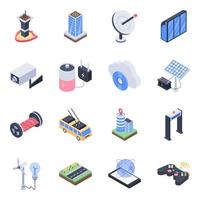 Pack of Smart City vector