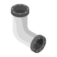 Elbow Pipe Concepts vector