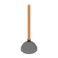 Trendy Plunger Concepts vector