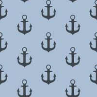 Anchor Seamless Pattern Background Vector Illustration