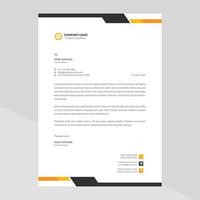 Elegant letterhead template design in minimalist style Free Vector