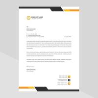 Elegant letterhead template design in minimalist style Free Vector