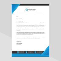 Elegant letterhead template design in minimalist style Free Vector