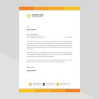 Elegant letterhead template design in minimalist style Free Vector