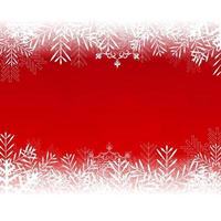 Christmas and New Year Background with Snow, Snowflakes vector