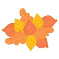 Autumn Leaves Background For Your Design vector