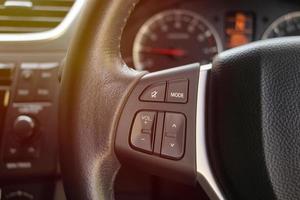 Steering wheel control buttons on the steering wheel photo