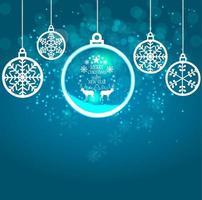 Abstract Beauty Christmas and New Year Background. vector