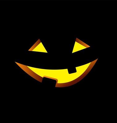 Halloween Background with Pumpkin Vector Illustration