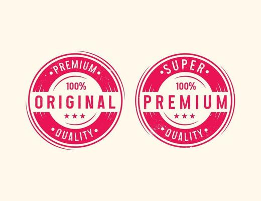 Original and premium distressed stamp for product or apparels