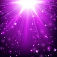 Violet lights shining with sparkles, Vector illustration