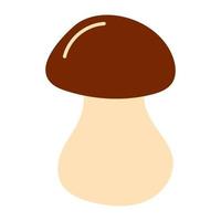 Mushroom in hand drawn style vector