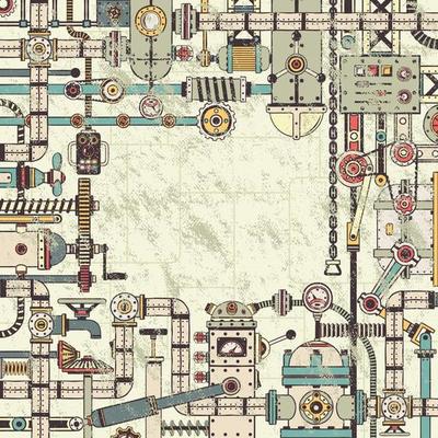 Frame of the machine parts