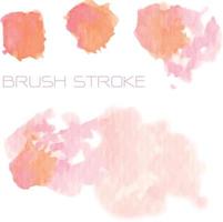 watercolor brush stroke 1 vector