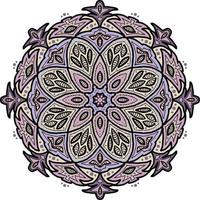 Mandala for yoga hand drawn spirit logo ornament vector