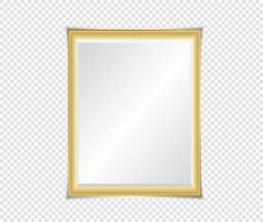 Gold shiny glowing frame background. Gold luxury vintage style vector